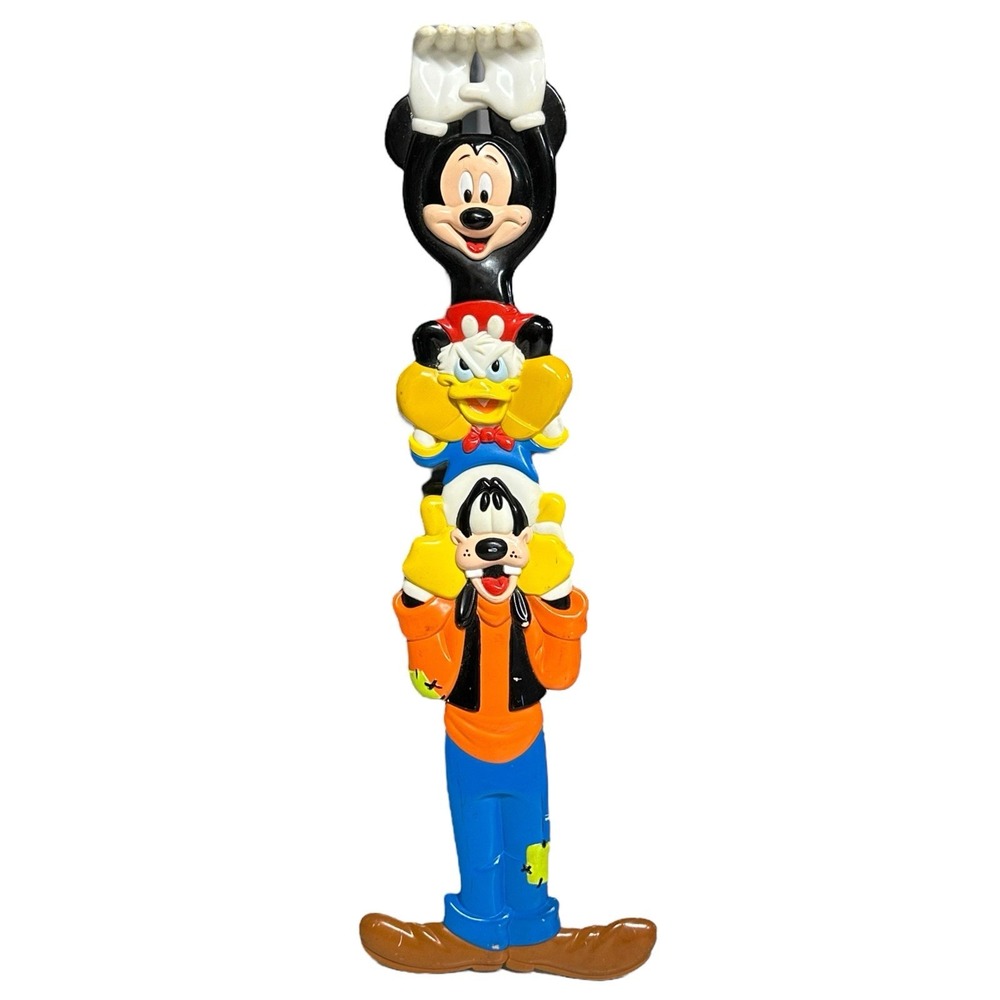 Vintage Walt Disney‎ World Back Scratcher 15" Mickey Donald Goofy Heavy Duty